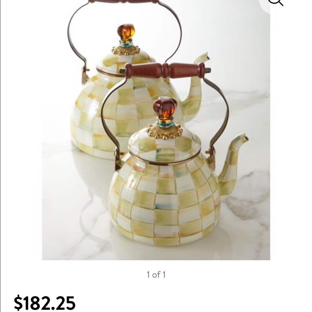 MacKenzie-Childs 3quart teapot NIB